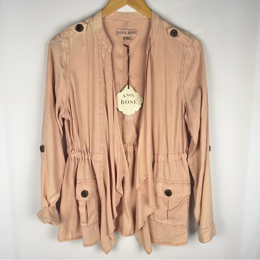Knox Rose Light Pink Utility Jacket